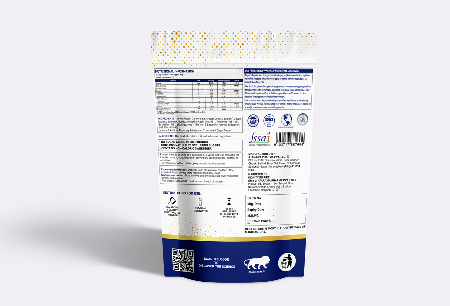Whey Protein + Cluster Dextrin
