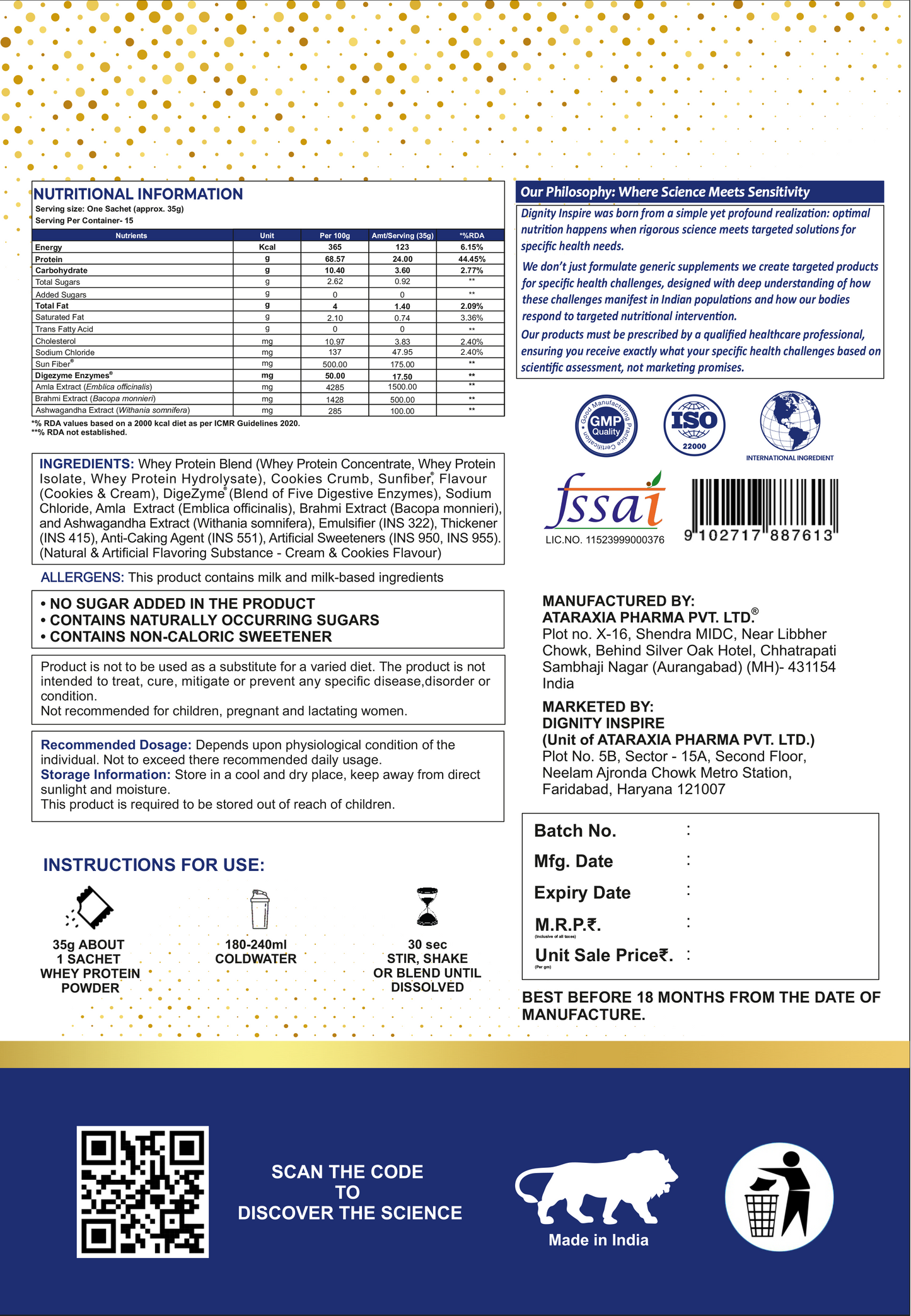Whey Protein Blend