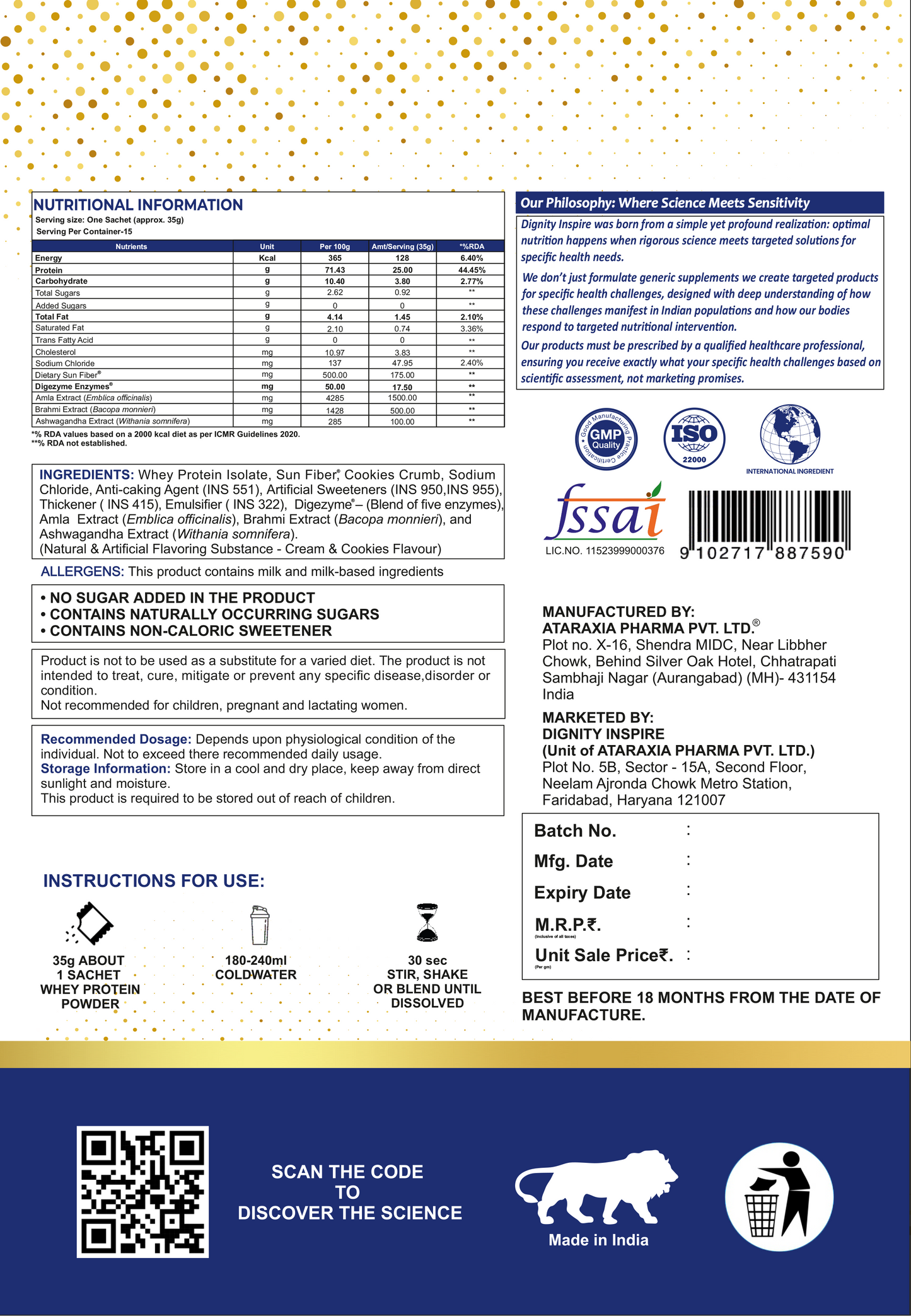 Whey Protein Isolate